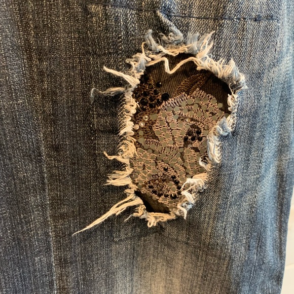 Cruel Girl | Diva Distressed Bootcut Jeans - Picture 4 of 12